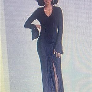 Venus Flounce Sleeve Sweater Dress